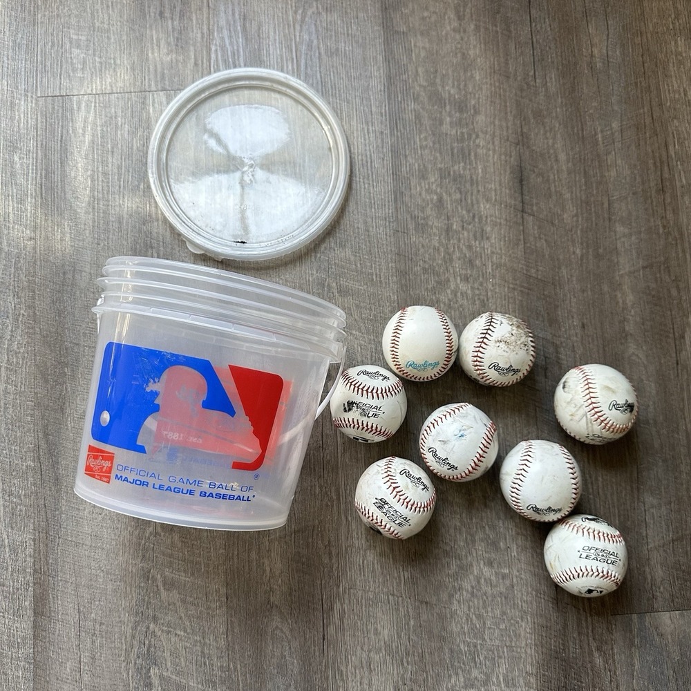 8 Rawlings Official OLB3 League 5oz 9 In. Baseballs. Used Condition